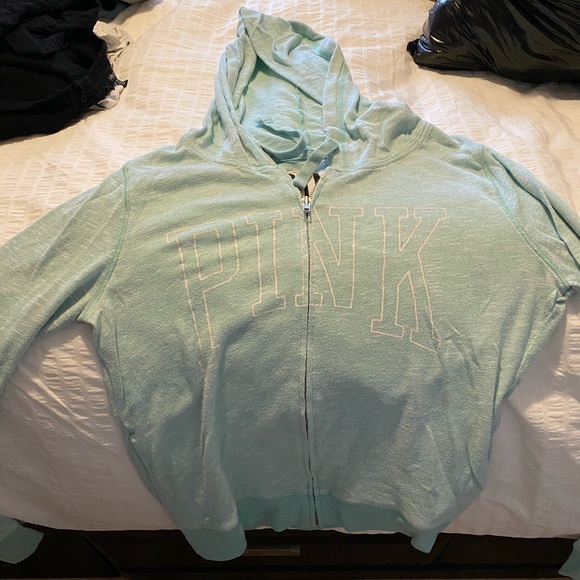 Pink Zip Up Hoodie - Picture 2 of 2